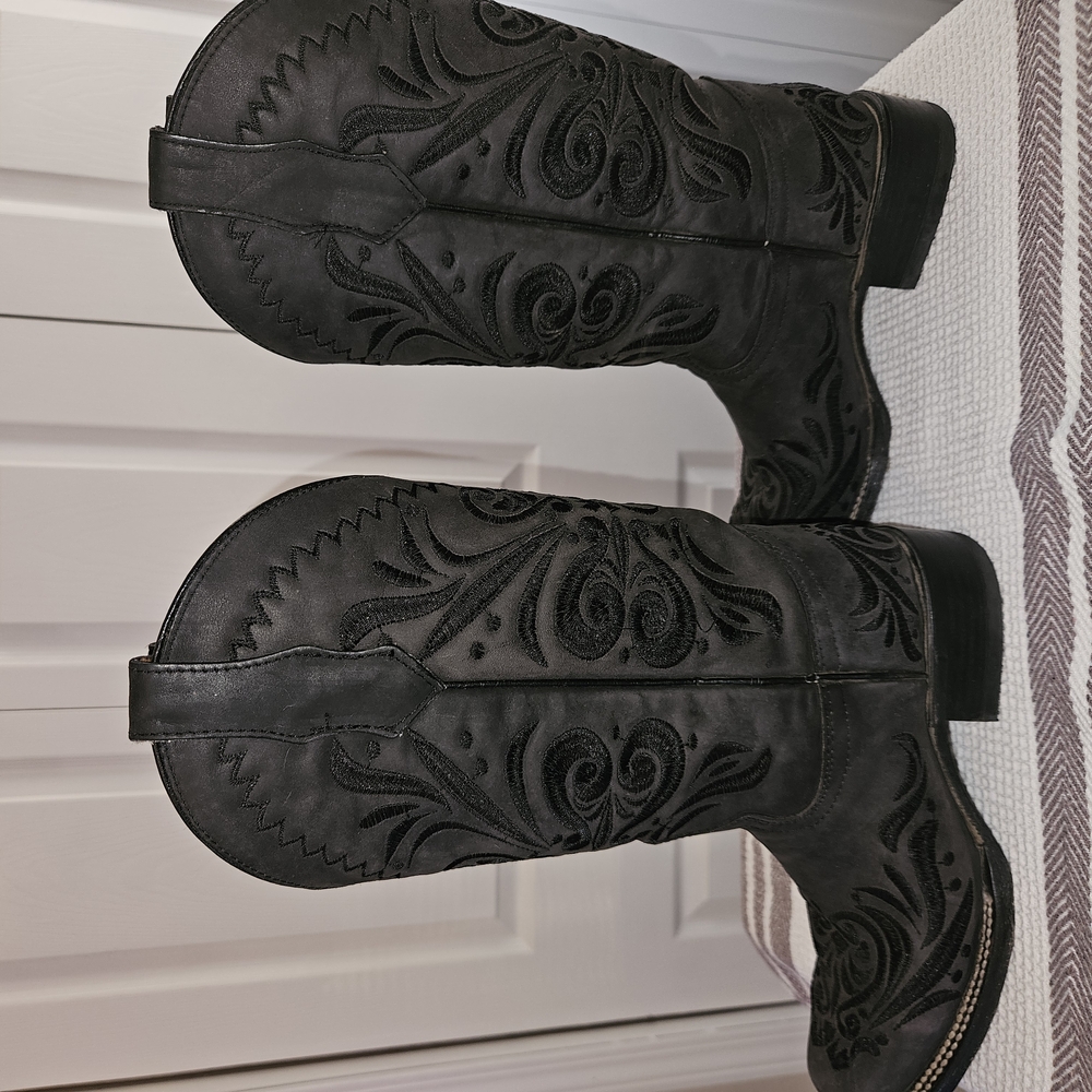 Black Western Cowboy Boots